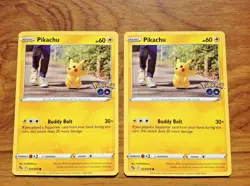 2 x Pikachu | 027/078 | Common | Pokemon Go | Free UK Postage - Image 1