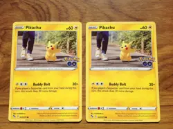 2 x Pikachu | 027/078 | Common | Pokemon Go | Free UK Postage - Image 3