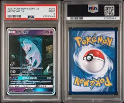 2023 Pokemon PTCG CSMPi CS Mewtwo GX #025 Full Art PSA 9 - Image 2