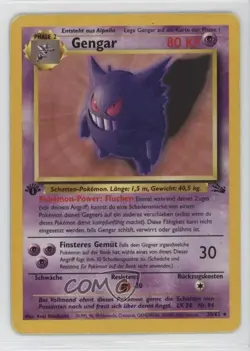 Gengar German 1st Ed. Pokemon Fossil #20 1999 15fy - Image 1