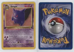 Gengar German 1st Ed. Pokemon Fossil #20 1999 15fy - Image 3