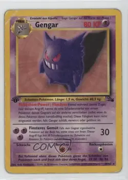 Gengar German 1st Ed. Pokemon Fossil #20 1999 15fy - Image 1