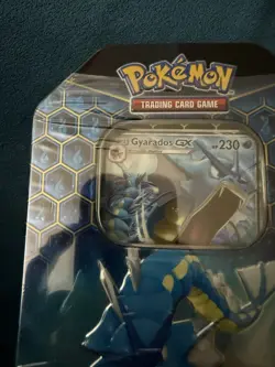 Gyarados GX Hidden Fates Tin Sun & Moon Pokemon Cards TCG New & Sealed 2019 - Image 2