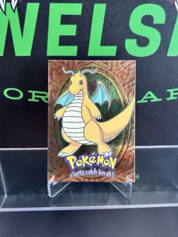 Topps Pokemon TV Animation Series 1 Dragonite #149 Black Logo Holo (E12 Of 12) - Image 1