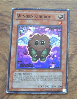 YUGIOH Super Rare Winged Kuriboh TLM-EN005 1st Edition. Free UK Postage - Image 3