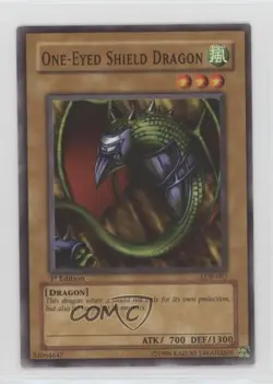 One-Eyed Shield Dragon 1st Ed. YuGiOh Legend of Blue Eyes White #LOB-087 0fb0 - Image 1