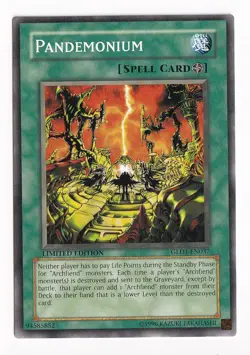 Pandemonium GLD1-EN037 MINT LIMITED YUGIOH YU-GI-OH - Image 1