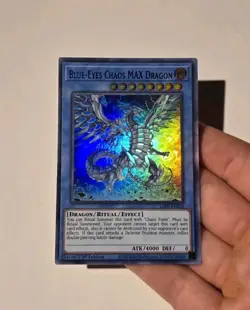 Yugioh Blue-Eyes Chaos MAX Dragon LDS2-EN016 Ultra Rare 1st Edition (Blue) NM - Image 3