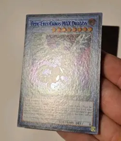 Yugioh Blue-Eyes Chaos MAX Dragon LDS2-EN016 Ultra Rare 1st Edition (Blue) NM - Image 4