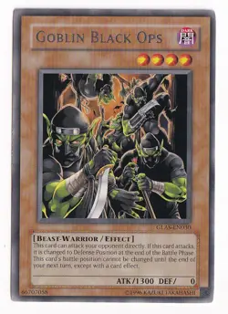 Yugioh- 1X Goblin Black Ops - Rare - Unlimited - GLAS-EN030 - Image 1