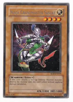 Yugioh SOD-EN019 Ninja Grandmaster Sasuke - Image 1