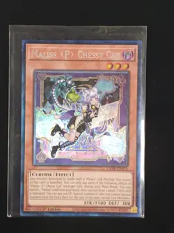 Yugioh Crossover Breakers Maliss P Chessy Cat Collector's Rare CRBR-EN016 - Image 2