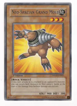 Neo-Spacian Grand Mole 1st Ed. YuGiOh Jaden Yuki 3 Duelist Pack #DP06-EN002 - Image 1