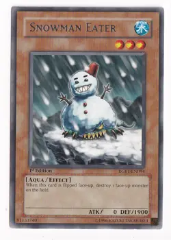 Yugioh Snowman Eater RGBT-EN094 1st Edition Rare - Image 1
