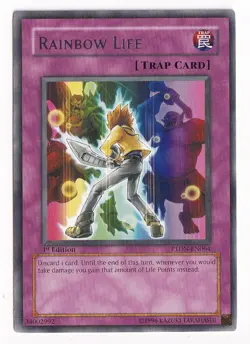 1X RAINBOW LIFE PTDN-EN064 RARE 1ST NEAR MINT YUGIOH - Image 1