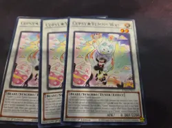 Yugioh! 3x Cupsy Yummy Way JUSH-EN019 Rare 1st Ed NM In Hand - Image 1