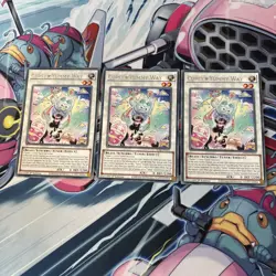 Yugioh! 3x Cupsy Yummy Way JUSH-EN019 Rare 1st Ed NM In Hand - Image 1