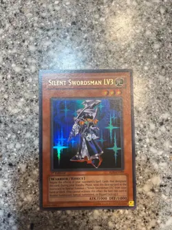 yugioh cards 1996 first edition rare silent swordsman lv3 - Image 1