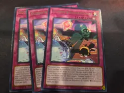 Yugioh! 3x Yummy Redemption JUSH-EN026 Rare 1st Ed NM In Hand - Image 1