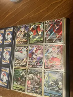 Pokemon Card Binder - GX, EX, VMAX, Vintage & Holos - Almost 100 Cards Total - Image 1