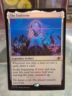 FOIL M 0240 The Endstone Artifact Mythic Rare Edge of Eternities EOE MTG Card - Image 1