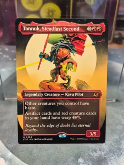 0296 Tannuk, Steadfast Second BORDERLESS Triumphant Edge of Eternities MTG Card - Image 1