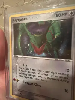 Pokemon Rayquaza Holo Rare Card 3/17 Pop Series 1 - Image 4