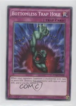 Bottomless Trap Hole 1st Ed. YuGiOh HERO Strike Structure Deck #SDHS-EN038 0kb5 - Image 1