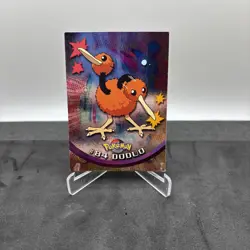 #84 Doduo Topps Blue TV Animation Pokemon Card 2000 Foil - Image 1