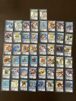 [Rare 1999-2001] High-Quality First Generation Digimon Card Set of 50 - Image 1