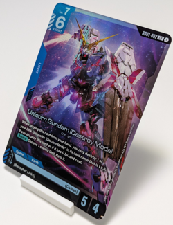 Unicorn Gundam (Destroy Mode) GD01-002 LR Gundam Card Game - Image 4