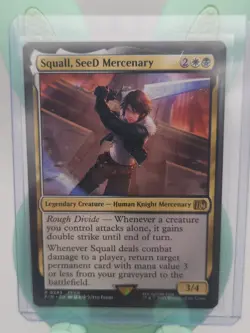 MTG Final Fantasy Squall Seed Mercenary Regular Card 0243 NM Condition - Image 1