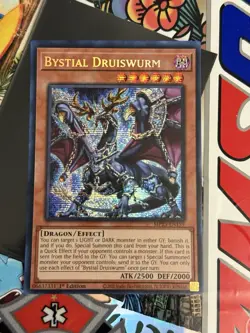 YuGiOh BYSTIAL DRUISWURM Prismatic Secret Rare MP23-EN159 - Image 1