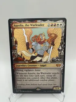MTG Aurelia, the Warleader Showcase ** Multiverse Legends ** English (NM) - Image 1
