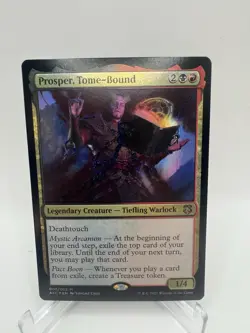 Foil Prosper, Tome-bound D&D Forgotten Realms Commander 2021 MTG AFR AFC - Image 1