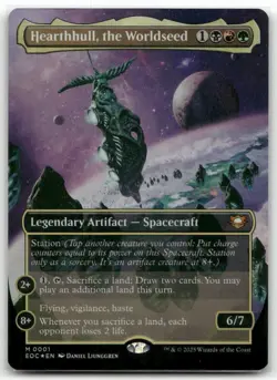Hearthhull, the Worldseed (Borderless) 1 MTG Commander: Edge of Eternities M NM - Image 1