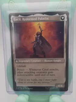 Cecil Dark Knight Redeemed Paladin Final Fantasy MTG NM/M Condition 91 - Image 2