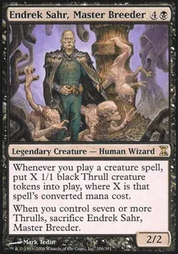 Endrek Sahr, Master Breeder - Medium Play MTG Time Spiral - Image 1
