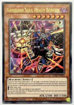 WISU-EN018 Vanquish Soul Heavy Borger - Ultra Rare 1st Ed Near Mint YuGiOh - Image 1