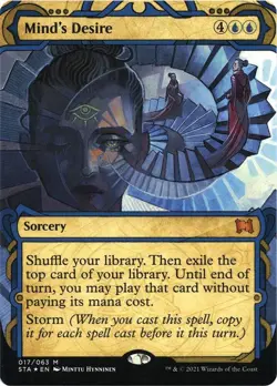 Mind's Desire (Foil Etched) Strixhaven: Mystical Archives Foil MTG - Image 1