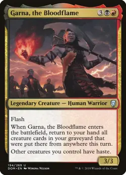 Garna, the Bloodflame - Dominaria (DOM) - MTG Rare English Non Foil - Image 1