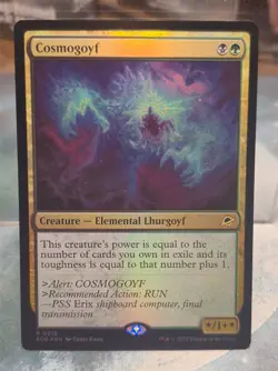 R 0215 Cosmogoyf FOIL Rare Edge of Eternities MTG Card Elemental Creature EOE - Image 1