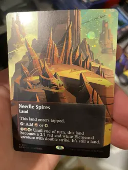 Needle Spires Borderless Galaxy FOIL 0165 MTG EoS Nm/M - Image 2