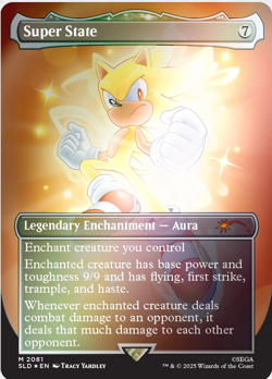 MTG Secret Lair Sonic Hedgehog Singles - Shadow Sol Ring NM Magic Foil Nonfoil - Image 2