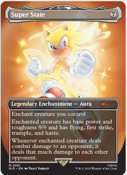 MTG Secret Lair Sonic Hedgehog Singles - Shadow Sol Ring NM Magic Foil Nonfoil - Image 3