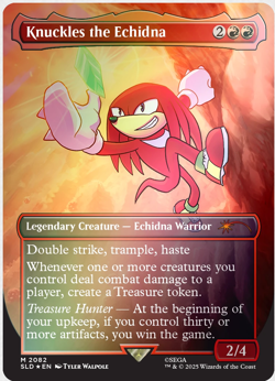 MTG Secret Lair Sonic Hedgehog Singles - Shadow Sol Ring NM Magic Foil Nonfoil - Image 4
