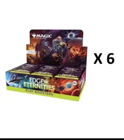 Magic the Gathering EDGE OF ETERNITIES PLAY BOOSTER BOX CASE Sealed MTG 6 Box - Image 2