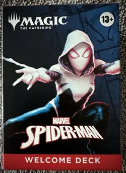 SDCC 2025 Magic The Gathering Spider-Man Ghost Spider/Gwen Welcome Deck BrandNew - Image 1