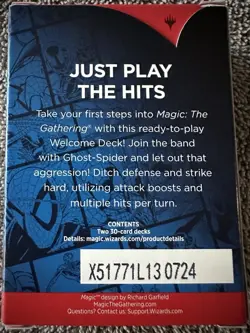 SDCC 2025 Magic The Gathering Spider-Man Ghost Spider/Gwen Welcome Deck BrandNew - Image 2