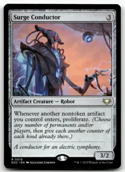 Surge Conductor 19 MTG Commander: Edge of Eternities R NM - Image 1